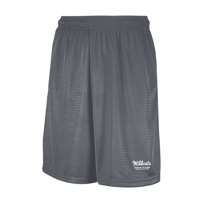 Russell Mesh Shorts with Pockets - Steel